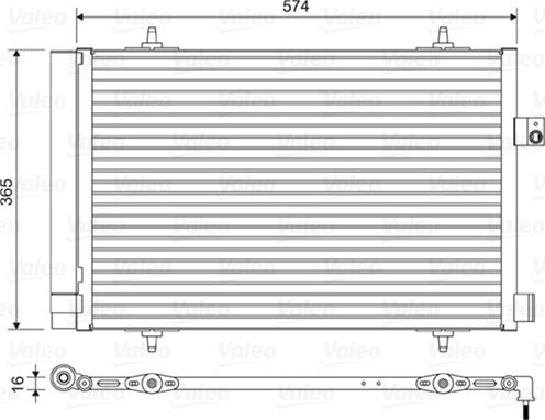 Valeo 814420 - Кондензатор, климатизация vvparts.bg