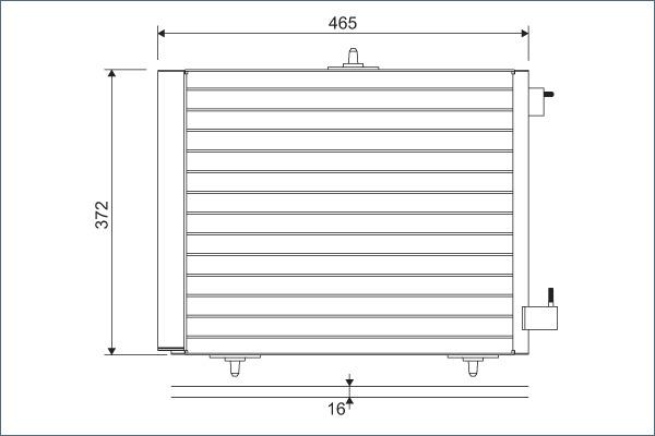 Valeo 814095 - Кондензатор, климатизация vvparts.bg