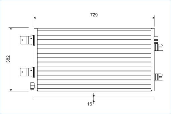 Valeo 814003 - Кондензатор, климатизация vvparts.bg