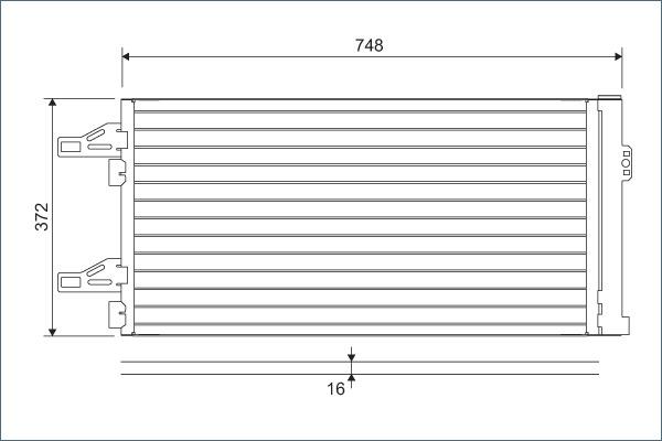 Valeo 814085 - Кондензатор, климатизация vvparts.bg