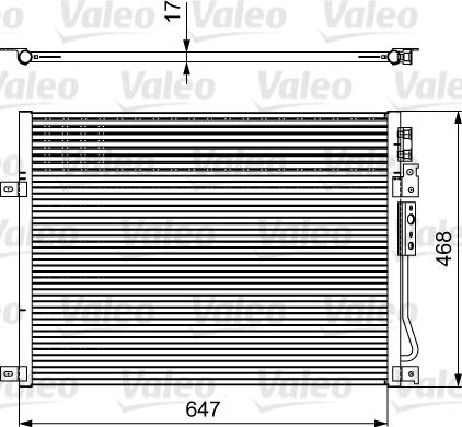 Valeo 814086 - Кондензатор, климатизация vvparts.bg