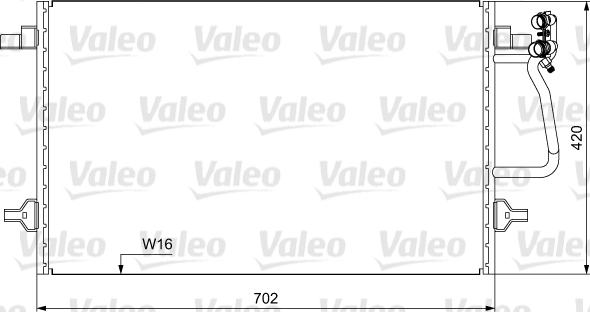 Valeo 814030 - Кондензатор, климатизация vvparts.bg