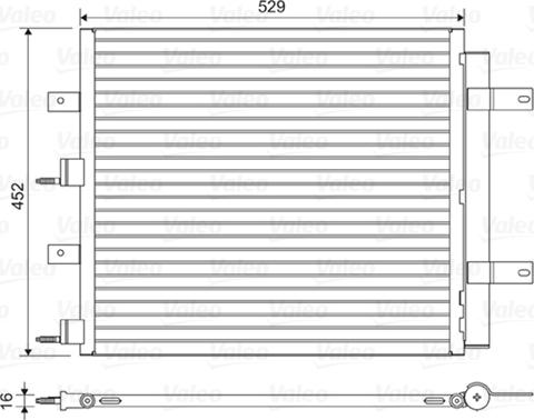 Valeo 814196 - Кондензатор, климатизация vvparts.bg