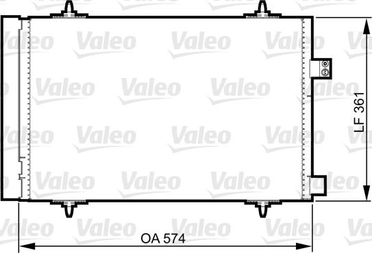 Valeo 814363 - Кондензатор, климатизация vvparts.bg