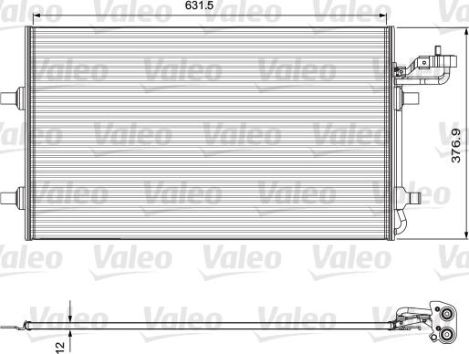 Valeo 814324 - Кондензатор, климатизация vvparts.bg