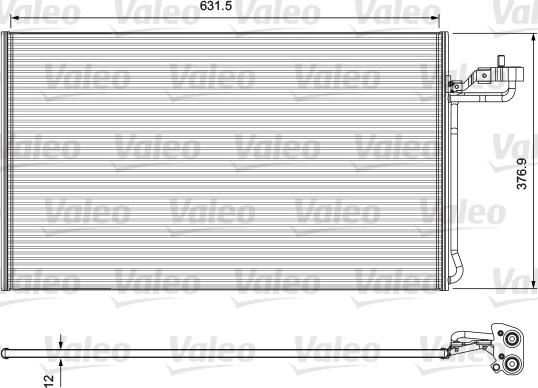 Valeo 814325 - Кондензатор, климатизация vvparts.bg