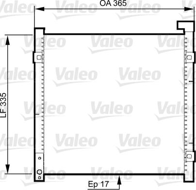 Valeo 814326 - Кондензатор, климатизация vvparts.bg