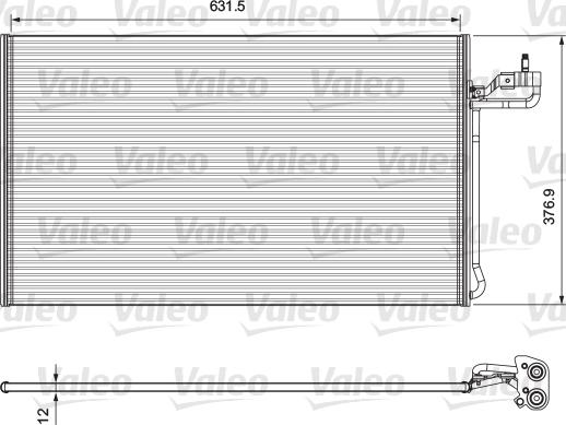 Valeo 814322 - Кондензатор, климатизация vvparts.bg