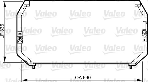 Valeo 814246 - Кондензатор, климатизация vvparts.bg