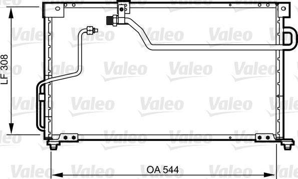 Valeo 814254 - Кондензатор, климатизация vvparts.bg