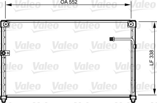 Valeo 814251 - Кондензатор, климатизация vvparts.bg