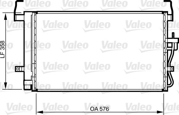 Valeo 814264 - Кондензатор, климатизация vvparts.bg