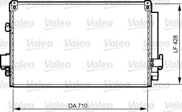 Valeo 814262 - Кондензатор, климатизация vvparts.bg