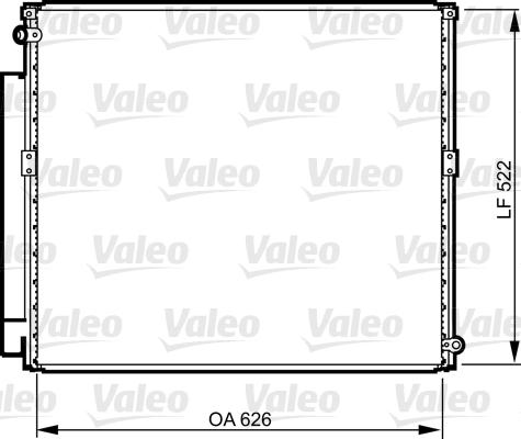 Valeo 814203 - Кондензатор, климатизация vvparts.bg