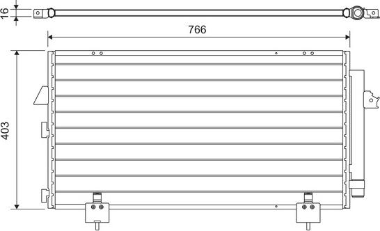 Valeo 814218 - Кондензатор, климатизация vvparts.bg