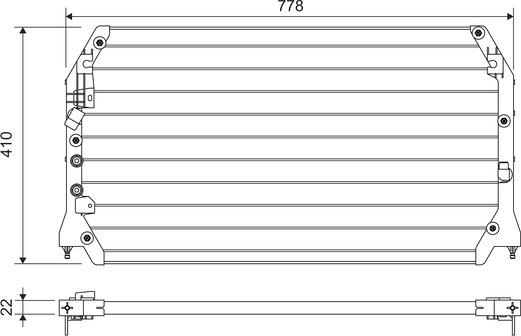 Valeo 814283 - Кондензатор, климатизация vvparts.bg