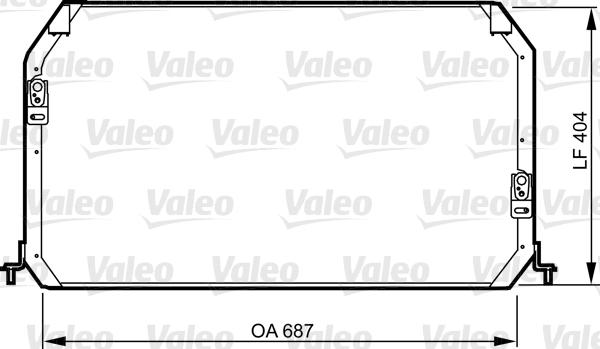 Valeo 814282 - Кондензатор, климатизация vvparts.bg