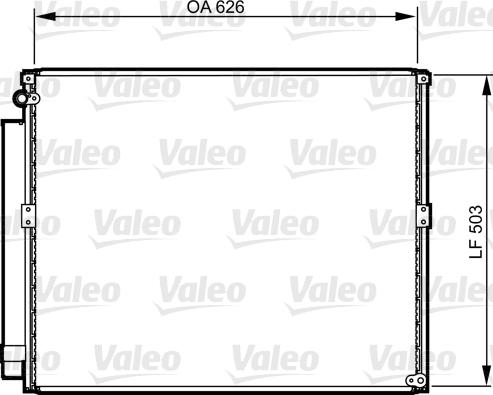 Valeo 814236 - Кондензатор, климатизация vvparts.bg