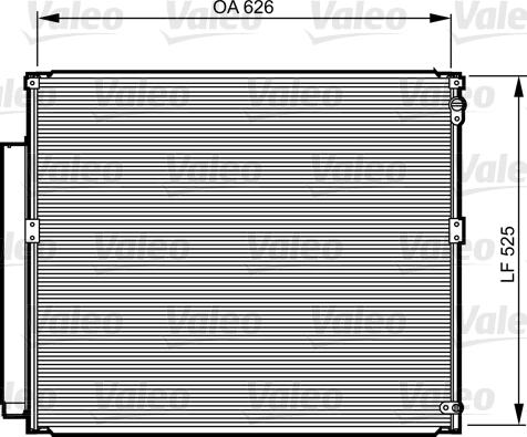 Valeo 814230 - Кондензатор, климатизация vvparts.bg