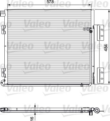 Valeo 815060 - Кондензатор, климатизация vvparts.bg