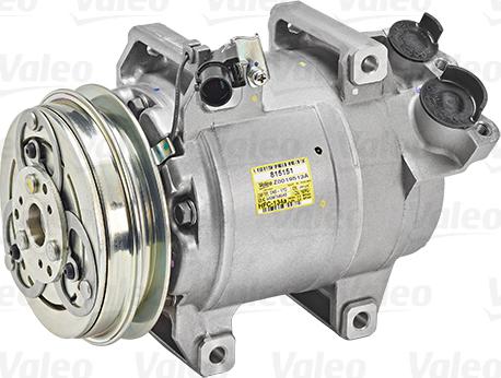 Valeo 815151 - Компресор, климатизация vvparts.bg