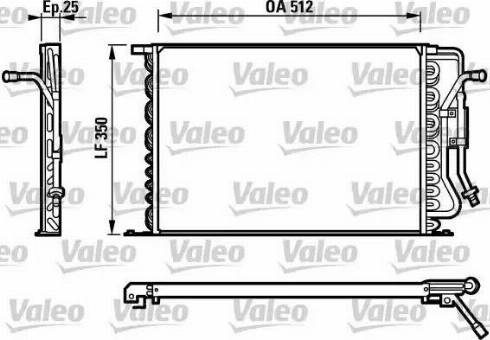 Valeo 816992 - Кондензатор, климатизация vvparts.bg