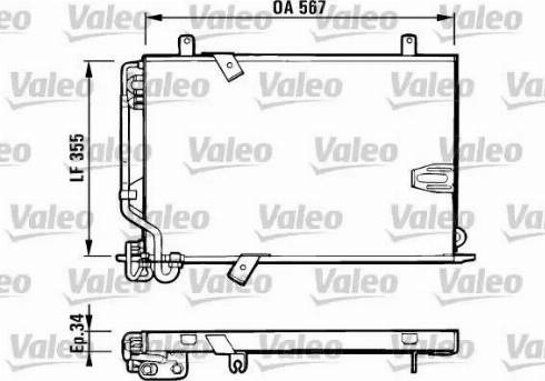 Valeo 816940 - Кондензатор, климатизация vvparts.bg