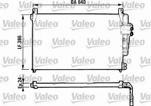 Valeo 816951 - Кондензатор, климатизация vvparts.bg