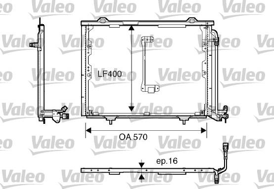 Valeo 816900 - Кондензатор, климатизация vvparts.bg