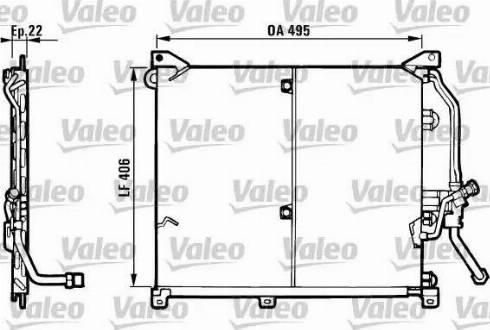 Valeo 816932 - Кондензатор, климатизация vvparts.bg