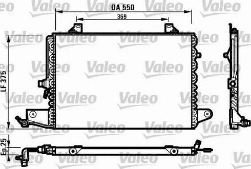 Valeo 816975 - Кондензатор, климатизация vvparts.bg