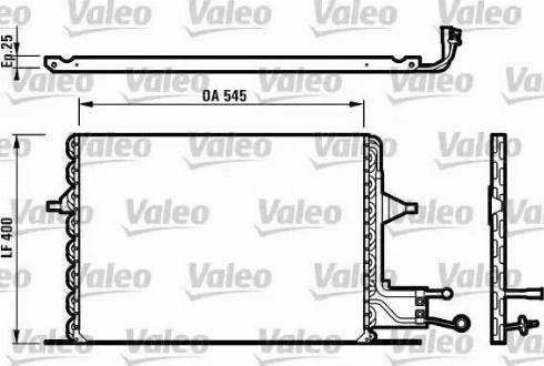 Valeo 816899 - Кондензатор, климатизация vvparts.bg