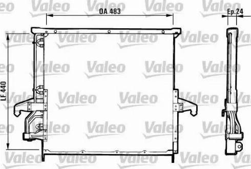 Valeo 816894 - Кондензатор, климатизация vvparts.bg