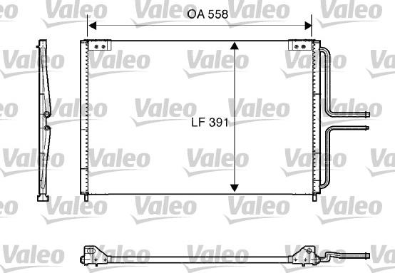 Valeo 816867 - Кондензатор, климатизация vvparts.bg