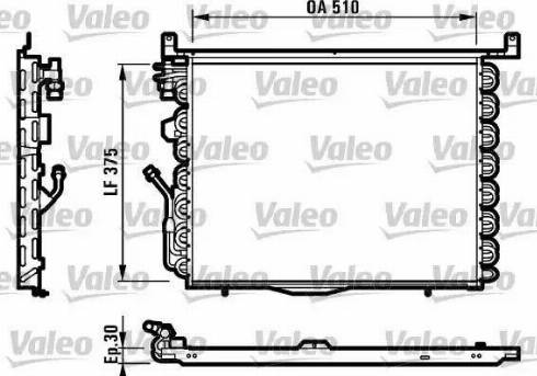 Valeo 816881 - Кондензатор, климатизация vvparts.bg