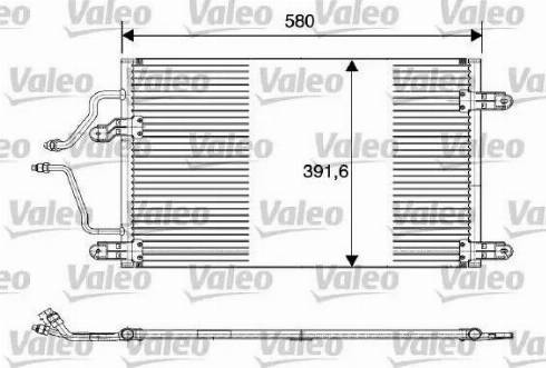 Valeo 816839 - Кондензатор, климатизация vvparts.bg