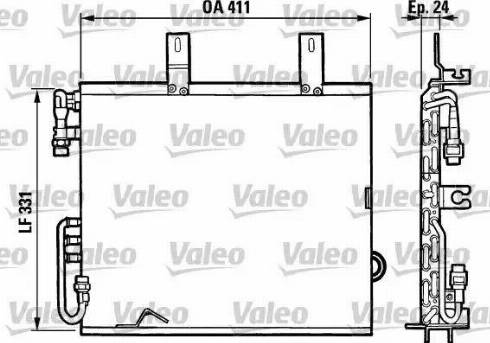 Valeo 816873 - Кондензатор, климатизация vvparts.bg