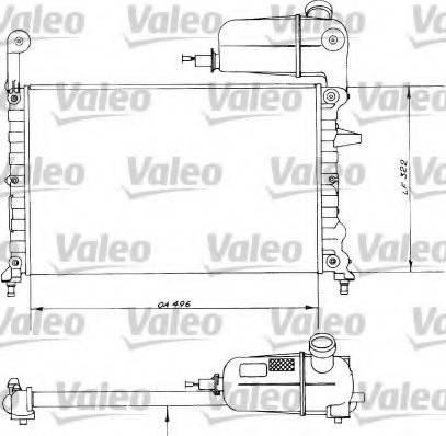 Valeo 816713 - Радиатор, охлаждане на двигателя vvparts.bg