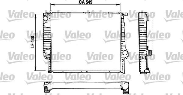 Valeo 810947 - Радиатор, охлаждане на двигателя vvparts.bg