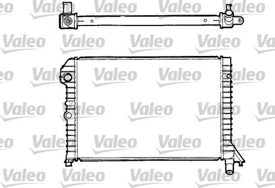 Valeo 810957 - Радиатор, охлаждане на двигателя vvparts.bg