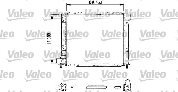 Valeo 810983 - Радиатор, охлаждане на двигателя vvparts.bg