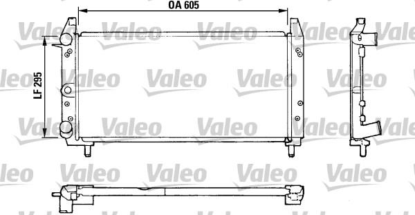 Valeo 810924 - Радиатор, охлаждане на двигателя vvparts.bg