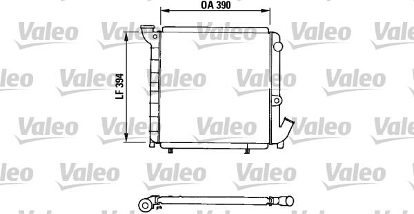 Valeo 810927 - Радиатор, охлаждане на двигателя vvparts.bg