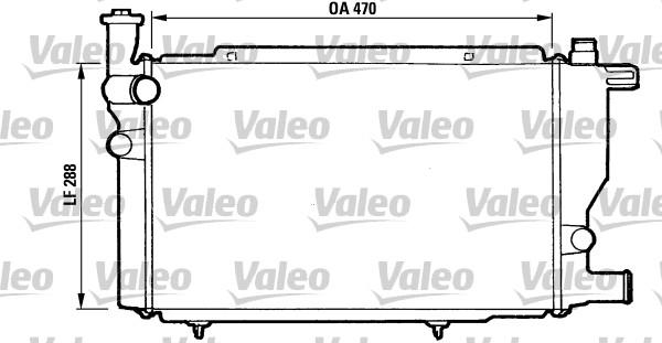 Valeo 810892 - Радиатор, охлаждане на двигателя vvparts.bg