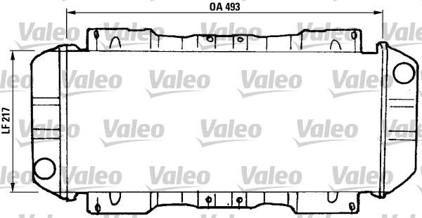 Valeo 811046 - Радиатор, охлаждане на двигателя vvparts.bg