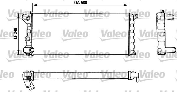 Valeo 811 392 - Радиатор, охлаждане на двигателя vvparts.bg