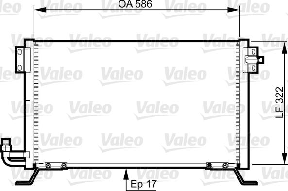 Valeo 818989 - Кондензатор, климатизация vvparts.bg