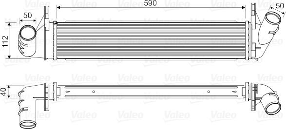 Valeo 818678 - Интеркулер (охладител за въздуха на турбината) vvparts.bg