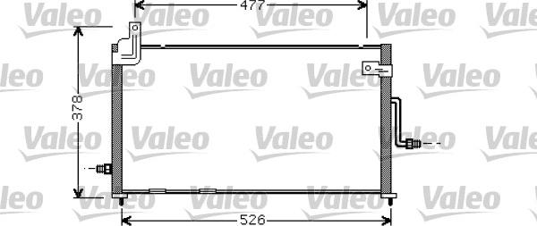 Valeo 818060 - Кондензатор, климатизация vvparts.bg