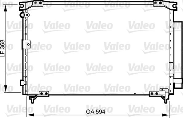 Valeo 818032 - Кондензатор, климатизация vvparts.bg